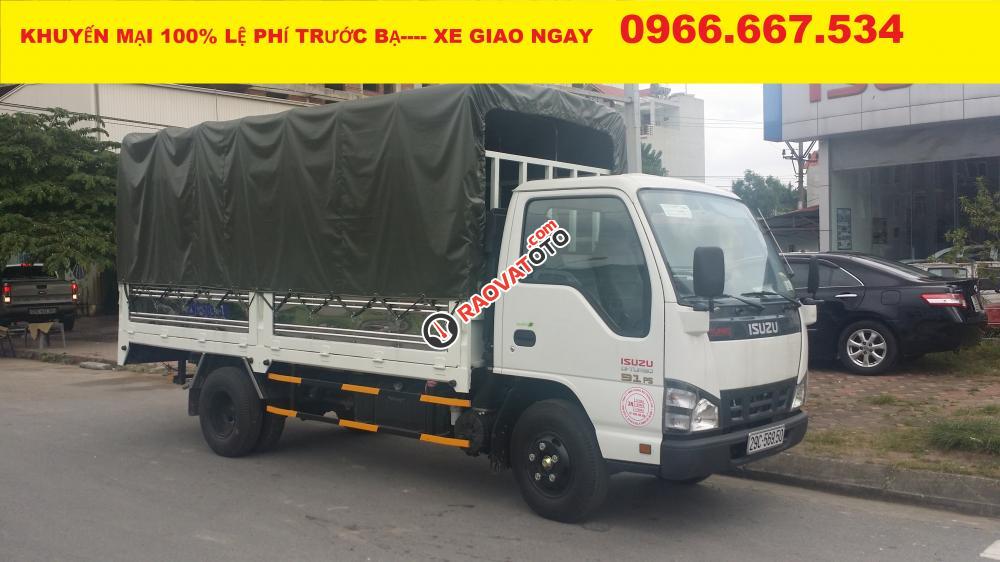 Bán trả góp xe Isuzu 1.4 tấn, khuyến mại 100% lệ phí trước bạ + 4 triệu dầu Diesel, LH 0966.667.534-4