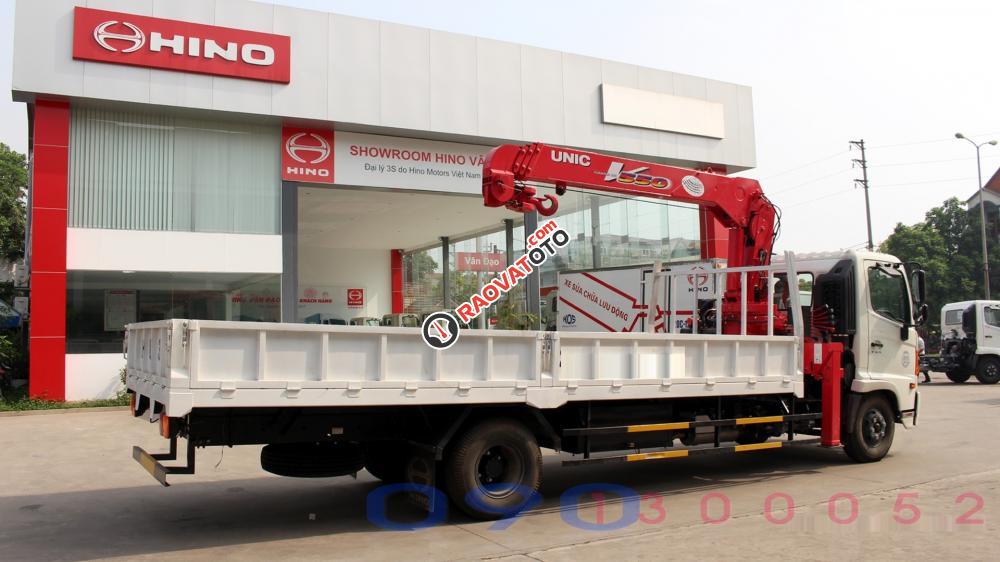 Bán xe tải cẩu Hino FC9JLSW 6.4 tấn, gắn cẩu Unic UR-V 500 5 tấn 4-3