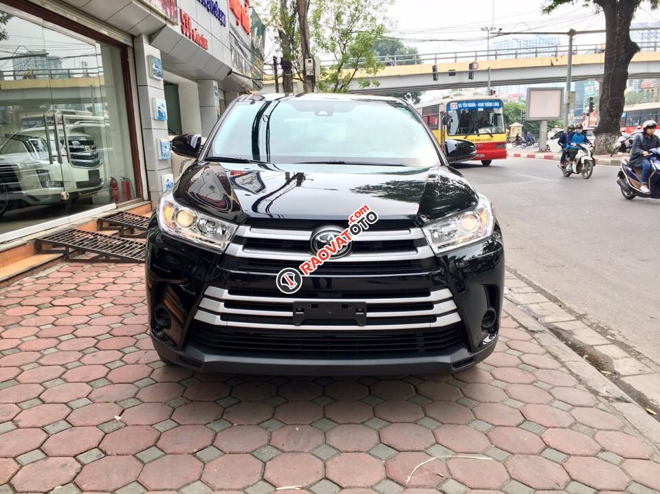 Bán Toyota Highlander LE sản xuất năm 2017, màu đen, nhập khẩu Mỹ giá tốt-16