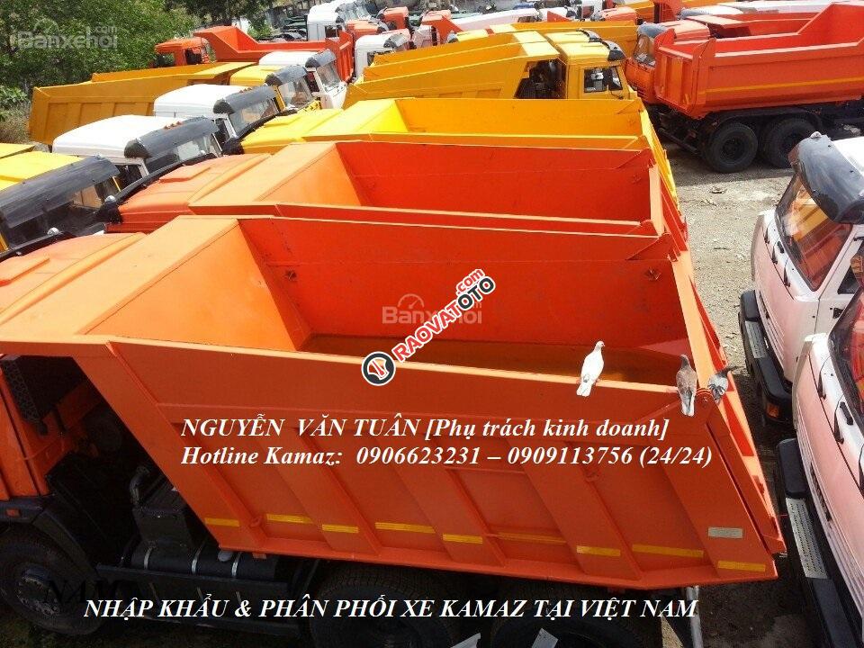 Bán xe ben Kamaz 15 tấn mới 2016 nhập khẩu, Kamaz 65115 (6x4) tại Bình Dương và Bình Phước-7