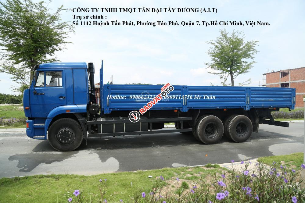 Bán Kamaz 65117 tải thùng 24 tấn | Tải thùng Kamaz 7.8m mới 2016 mui kèo bạt-5