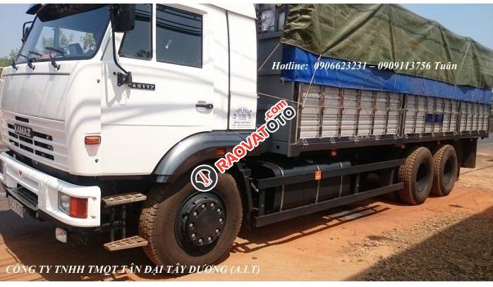 Bán Kamaz 65117 tải thùng 24 tấn | Tải thùng Kamaz 7.8m mới 2016 mui kèo bạt-11