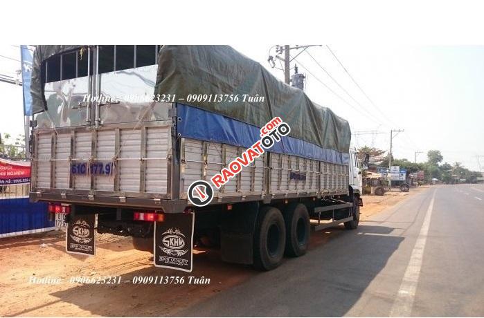 Bán Kamaz 65117 tải thùng 24 tấn | Tải thùng Kamaz 7.8m mới 2016 mui kèo bạt-9