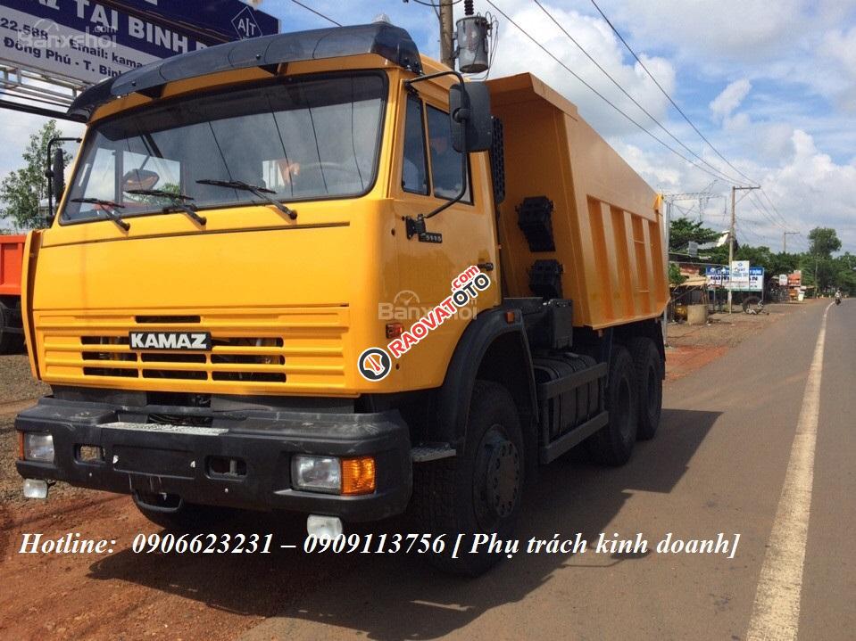 Bán xe ben Kamaz 15 tấn mới 2016 nhập khẩu, Kamaz 65115 (6x4) tại Bình Dương và Bình Phước-5