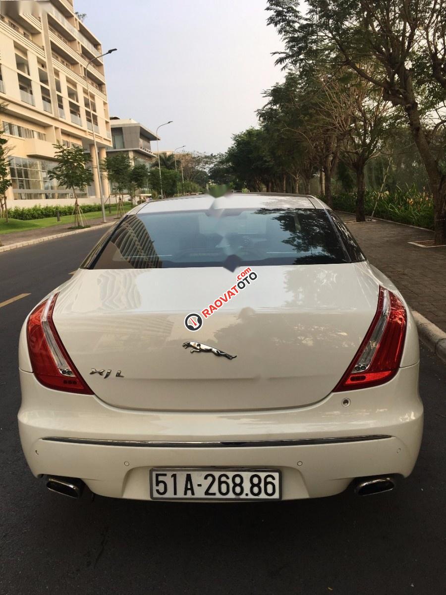 Bán Jaguar XJ series L 5.0 năm sản xuất 2011, màu trắng, xe nhập-5