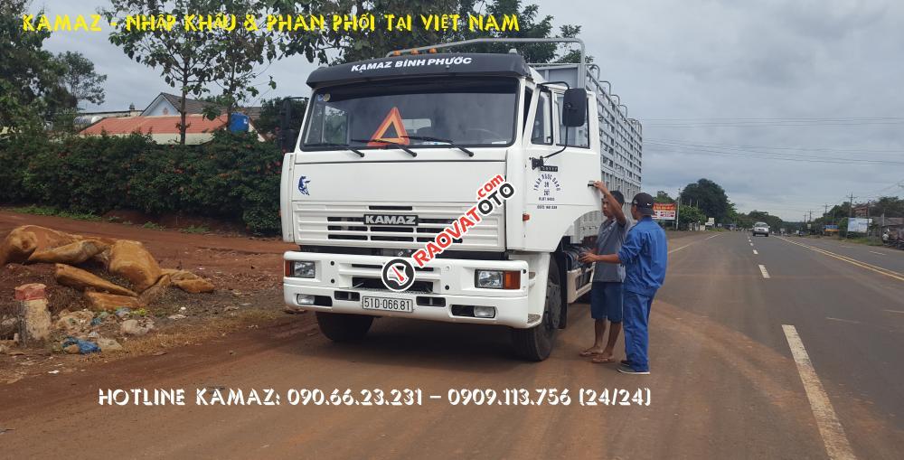 Bán Kamaz 65117 tải thùng 24 tấn | Tải thùng Kamaz 7.8m mới 2016 mui kèo bạt-21