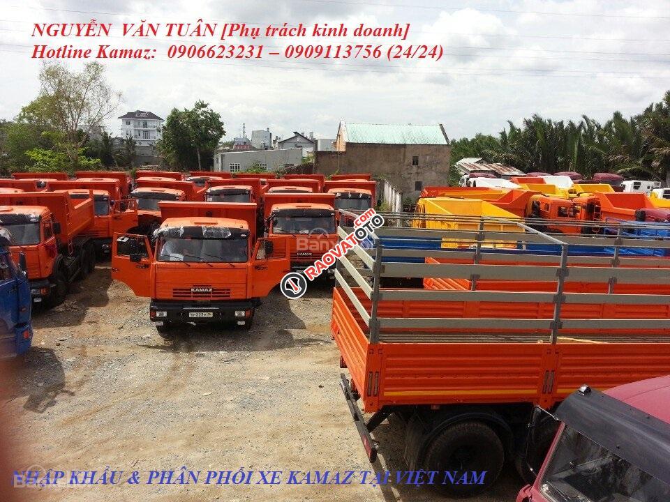 Bán xe ben Kamaz 15 tấn mới 2016 nhập khẩu, Kamaz 65115 (6x4) tại Bình Dương và Bình Phước-6