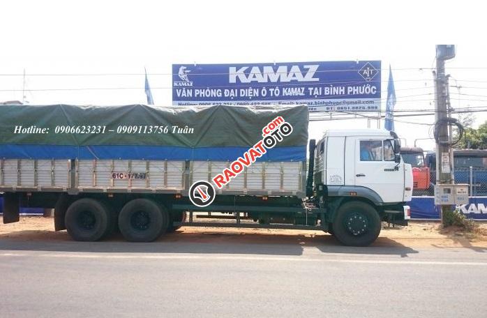 Bán Kamaz 65117 tải thùng 24 tấn | Tải thùng Kamaz 7.8m mới 2016 mui kèo bạt-8