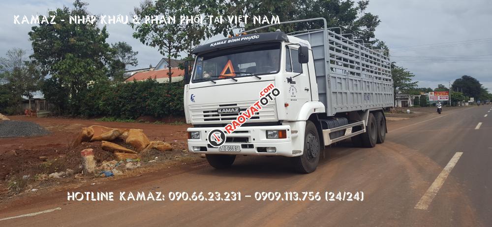 Bán Kamaz 65117 tải thùng 24 tấn | Tải thùng Kamaz 7.8m mới 2016 mui kèo bạt-17