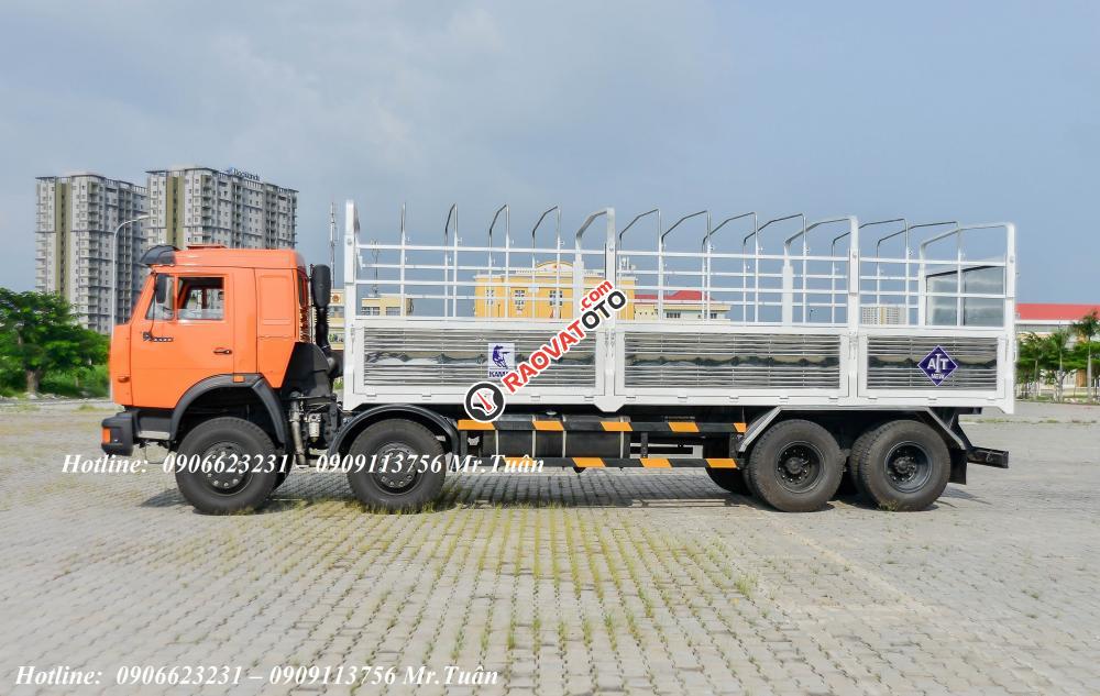 Tải thùng Kamaz 30 tấn | Kamaz 6540 (8x4) thùng 9m nhập nguyên chiếc 2016-12