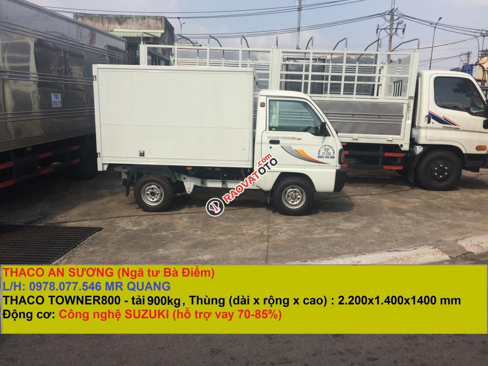 Thaco An Sương bán xe tải 900Kg Thaco Towner 800, đời 2017, giá tốt nhất TPHCM 2017-0