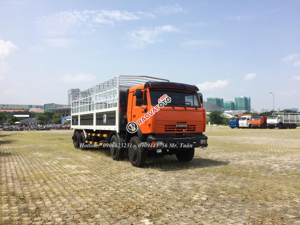 Tải thùng Kamaz 30 tấn | Kamaz 6540 (8x4) thùng 9m nhập nguyên chiếc 2016-8