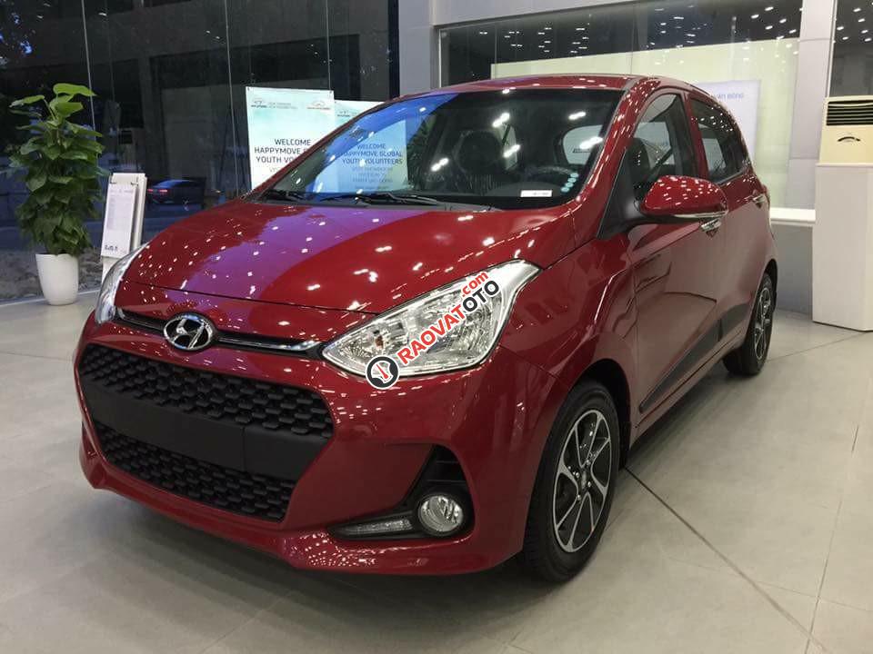 Bán Hyundai Grand i10 1.0 MT đời 2017, màu đỏ-1