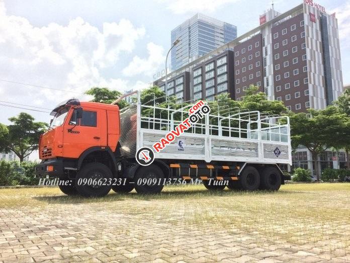 Tải thùng Kamaz 30 tấn | Kamaz 6540 (8x4) thùng 9m nhập nguyên chiếc 2016-5