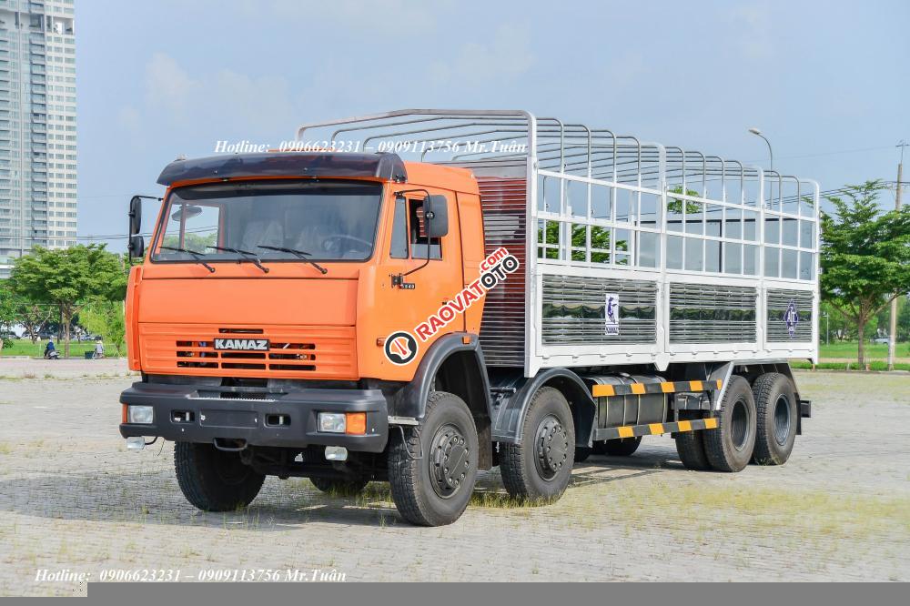 Tải thùng Kamaz 30 tấn | Kamaz 6540 (8x4) thùng 9m nhập nguyên chiếc 2016-13