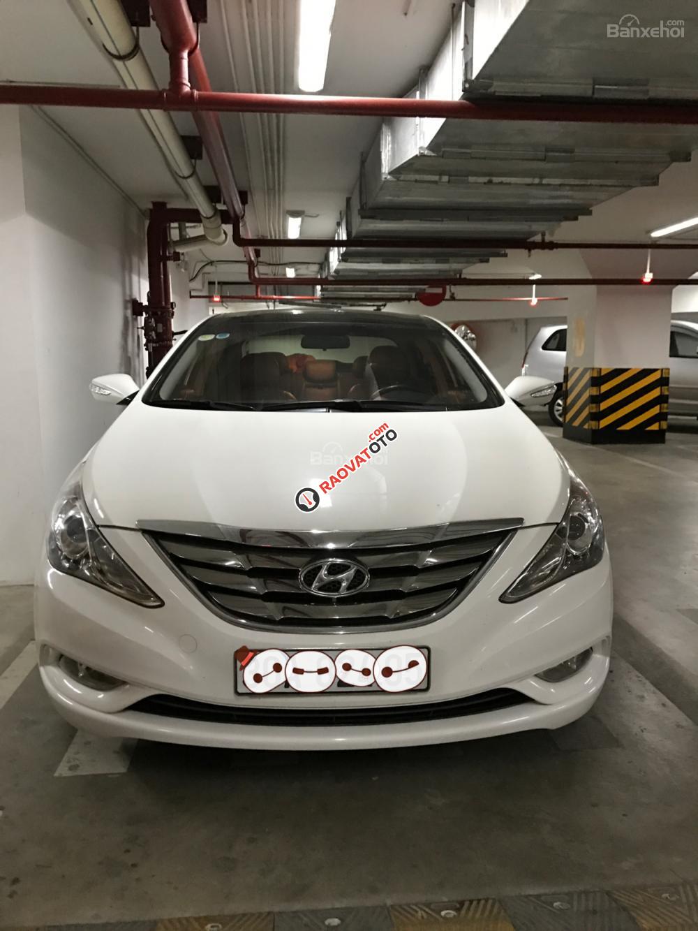 Bán xe Hyundai Sonata đời 2012, màu trắng, nhập khẩu như mới, 695tr-1