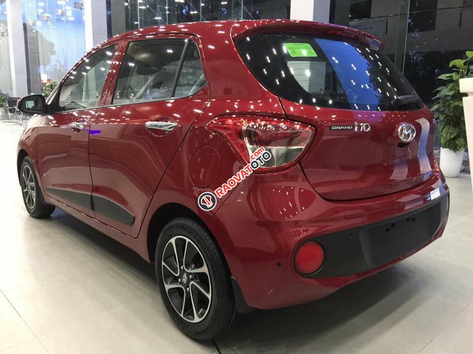 Bán Hyundai Grand i10 1.0 MT đời 2017, màu đỏ-0