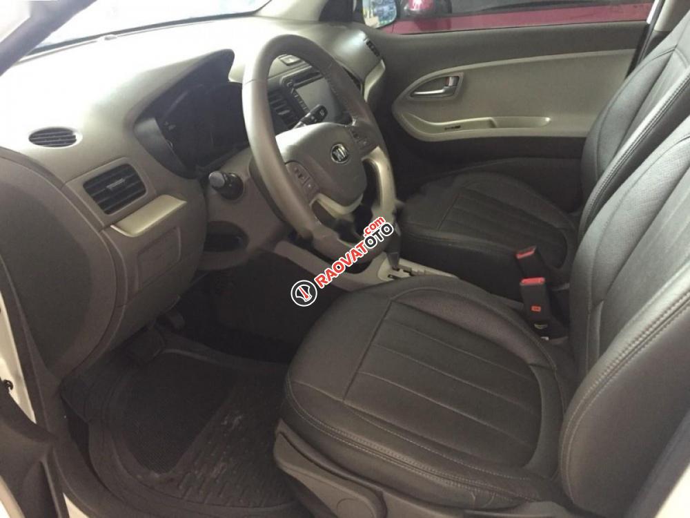 Cần bán gấp Kia Morning S AT sản xuất năm 2015, màu trắng, giá 339tr-4