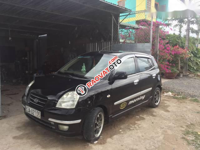 Bán xe Kia Morning SLX sản xuất 2004, màu đen -2