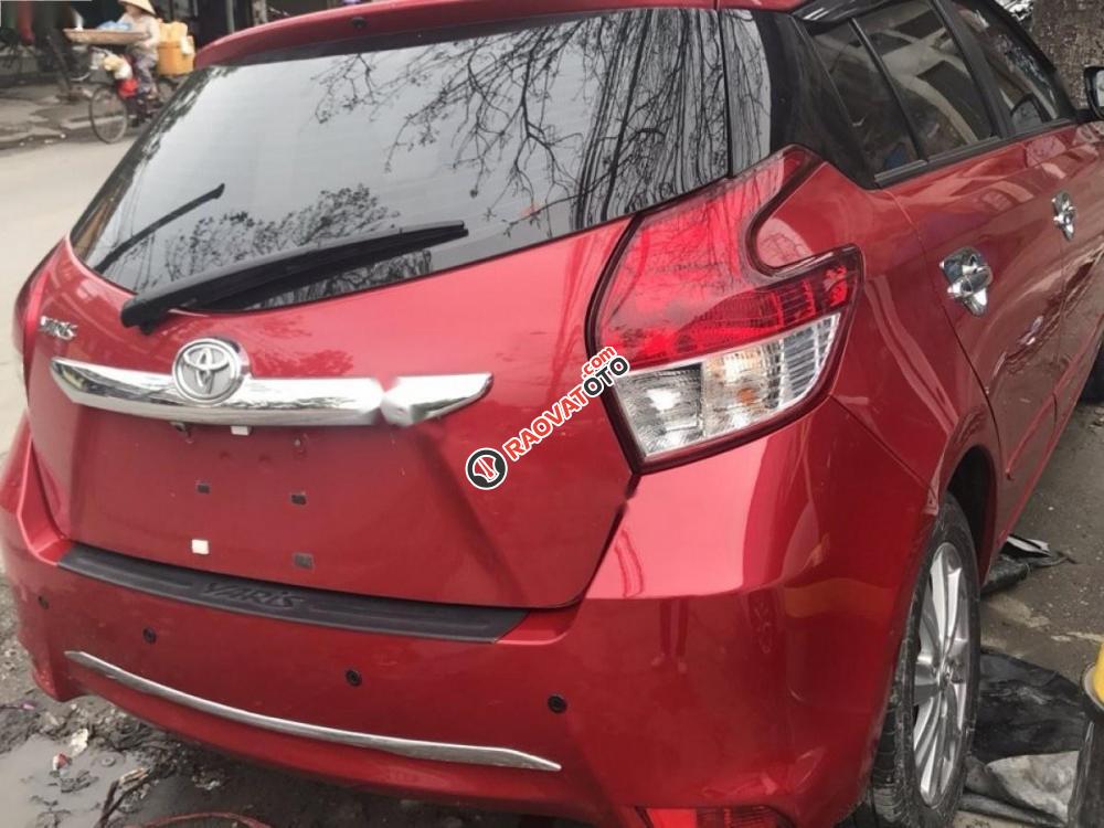 Bán Toyota Yaris E 2016, màu đỏ, xe nhập chính chủ giá cạnh tranh-4