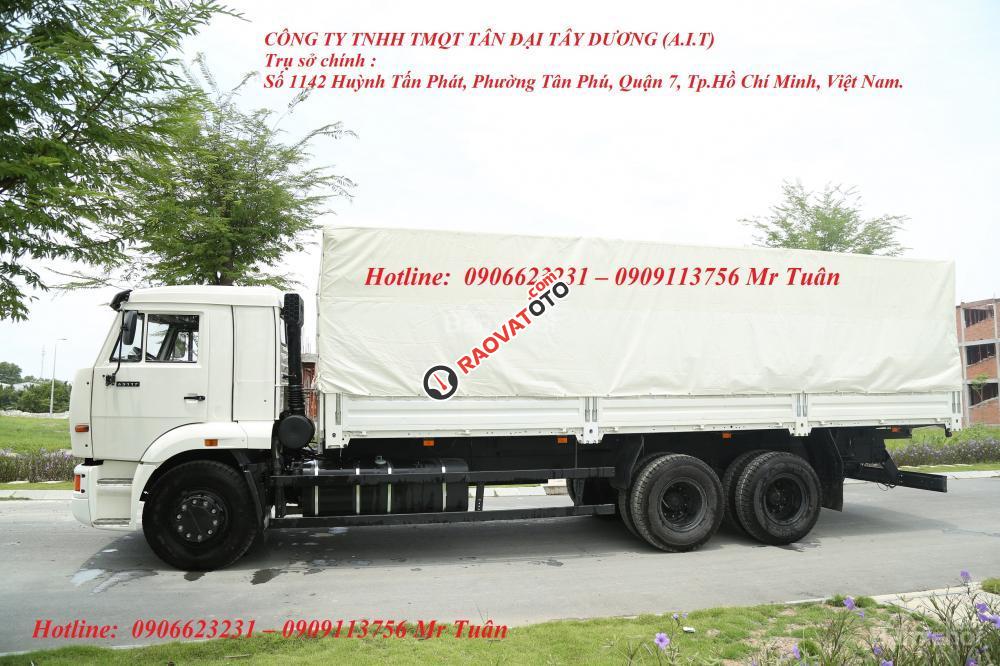 Tải thùng Kamaz 65117 (6x4) xe nhập khẩu mới 2016 tại Kamaz Bình Phước & Bình Dương-2