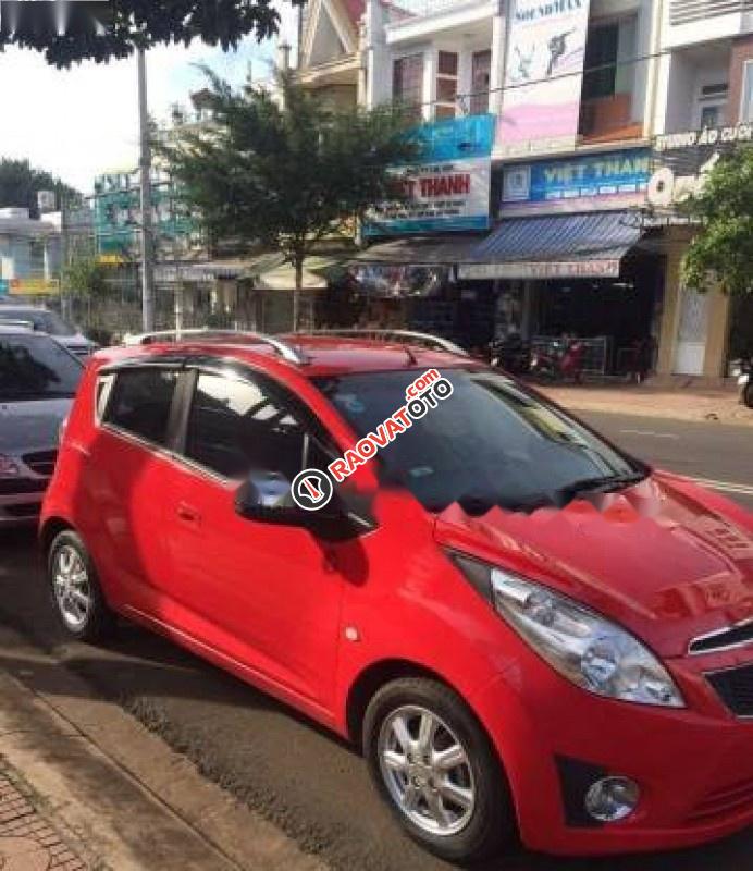 Bán Chevrolet Spark LT 1.0 MT sản xuất năm 2014, màu đỏ-3