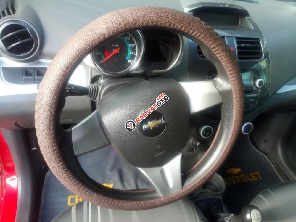 Bán Chevrolet Spark LT 1.0 MT sản xuất 2014, màu đỏ  -0