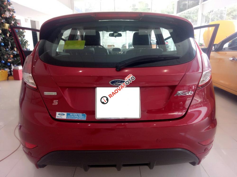 Bán ô tô Ford Fiesta 1.0L Ecoboost năm 2016, màu đỏ, xe chính hãng-1