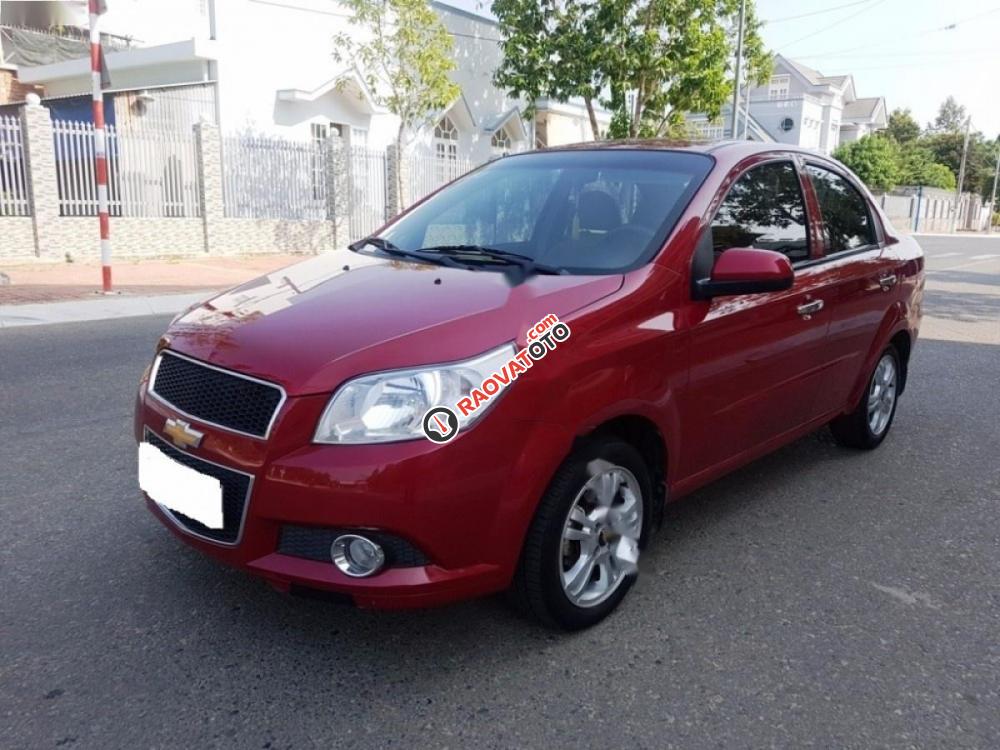 Bán xe Chevrolet Aveo 1.5 AT năm 2016, màu đỏ-1