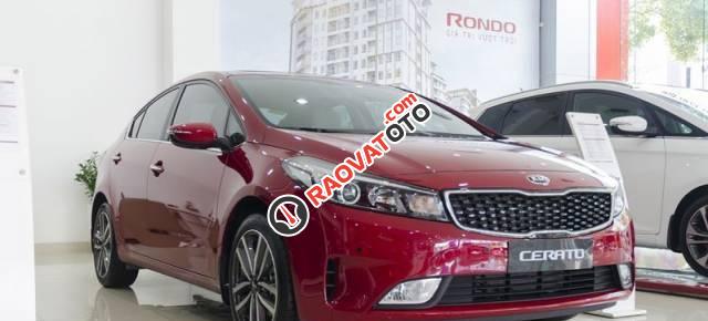 Bán ô tô Kia Rio 1.6 AT đời 2018, màu đỏ, giá 589tr-5