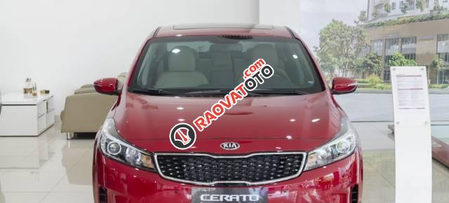 Bán ô tô Kia Rio 1.6 AT đời 2018, màu đỏ, giá 589tr-4