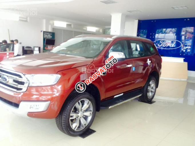 Cần bán Ford Everest Titanium 2.2L đời 2017, màu đỏ, nhập khẩu nguyên chiếc-2