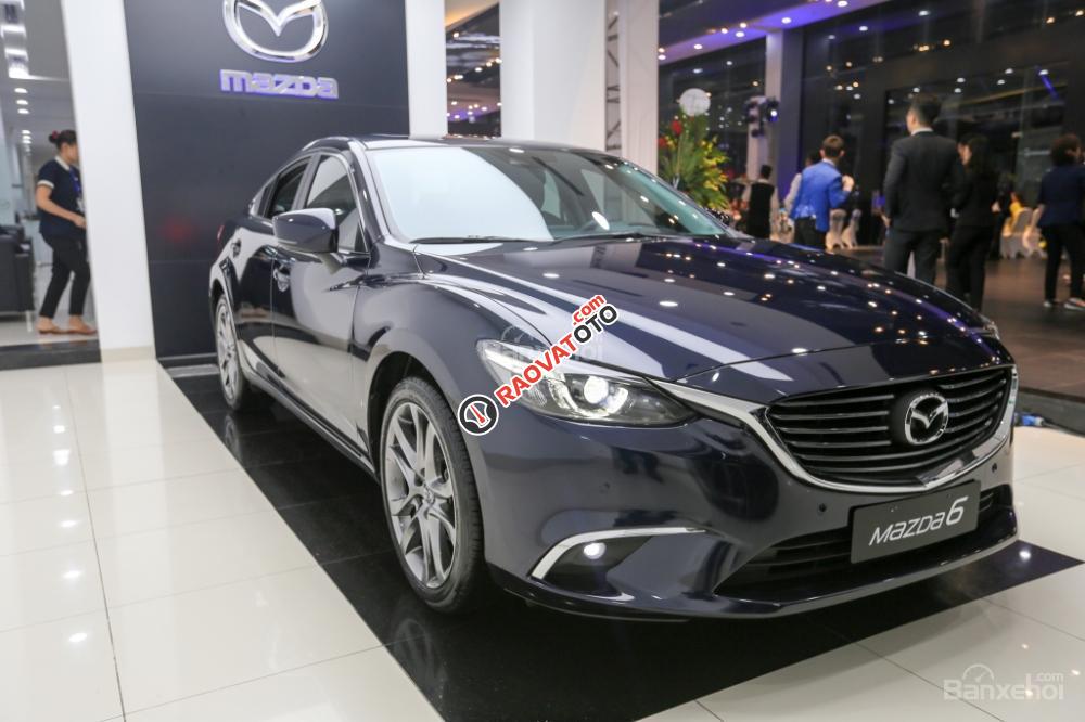 Bán Mazda 6 2.5L AT 2018, màu xanh-2