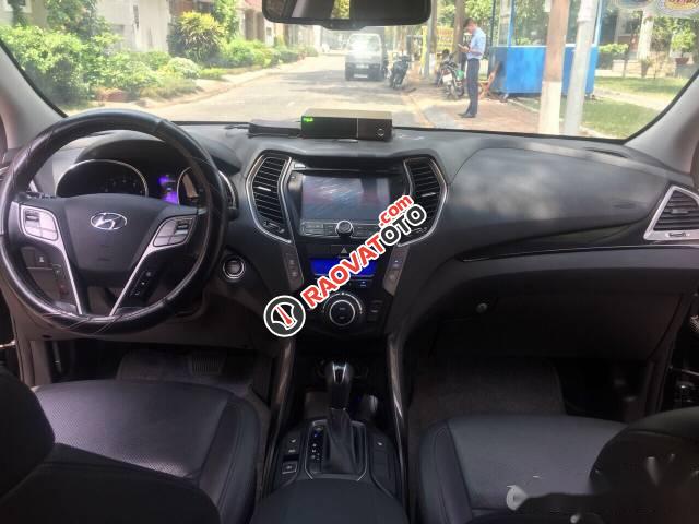 Bán xe Hyundai Santa Fe 2.4AT năm 2014, màu đen, nhập khẩu-1