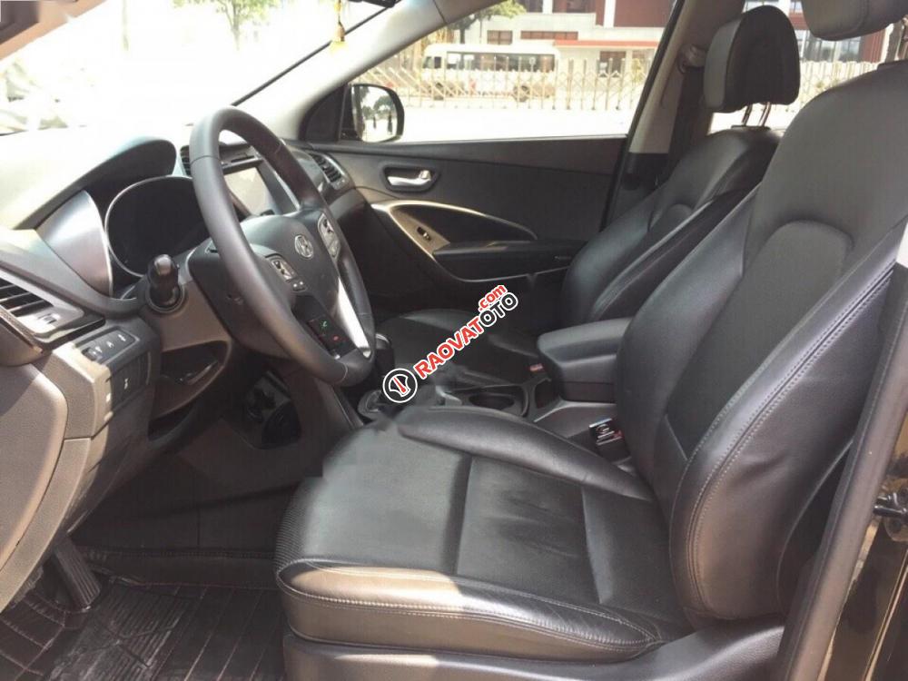 Bán ô tô Hyundai Santa Fe 2.2 CRDI sản xuất 2015, màu đen còn mới, 990tr-7
