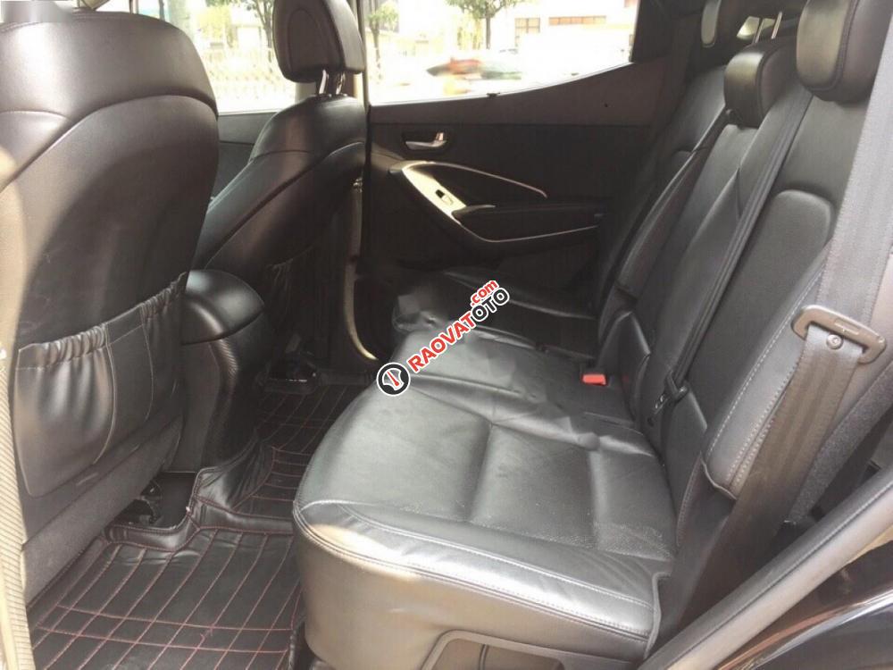 Bán ô tô Hyundai Santa Fe 2.2 CRDI sản xuất 2015, màu đen còn mới, 990tr-4
