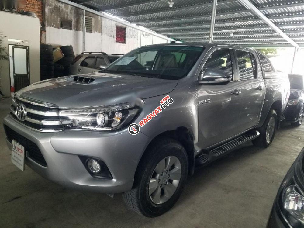 Bán Toyota Hilux 3.0G đời 2015, màu bạc, nhập khẩu-7