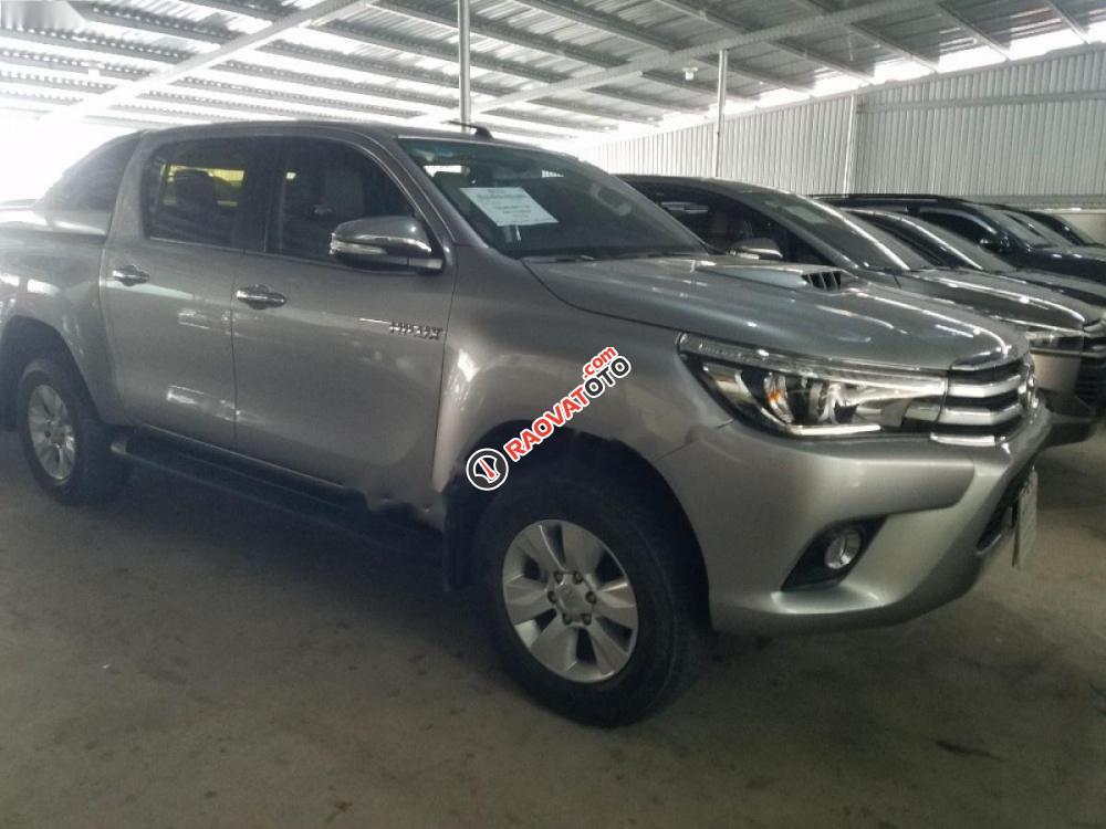 Bán Toyota Hilux 3.0G đời 2015, màu bạc, nhập khẩu-8