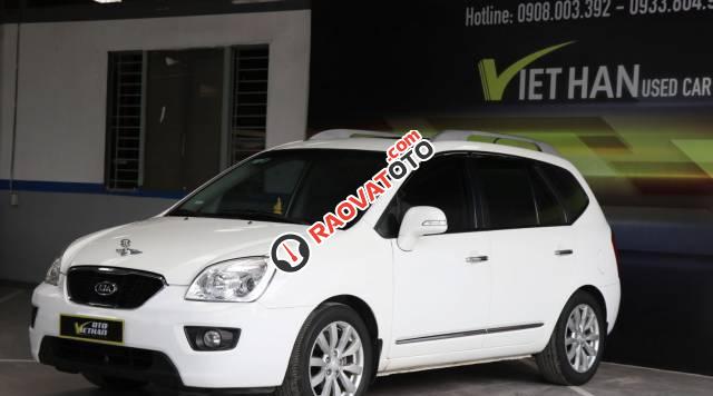 Bán Kia Carens SX 2.0AT 2012, màu trắng-0