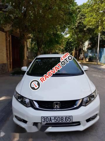 Cần bán Honda Civic 1.8AT đời 2015, màu trắng chính chủ, 630tr-4
