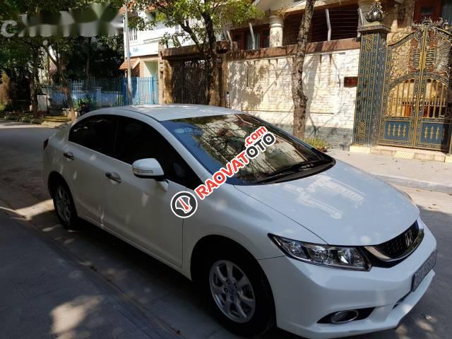 Cần bán Honda Civic 1.8AT đời 2015, màu trắng chính chủ, 630tr-3