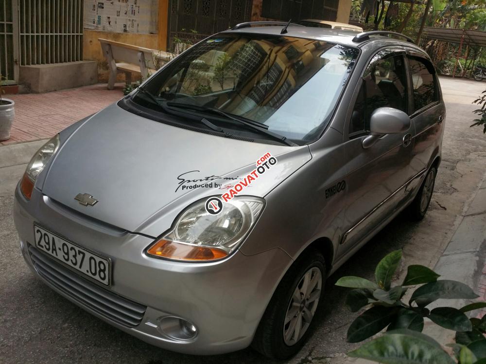 Bán Chevrolet Spark AT đời 2008, màu bạc-5