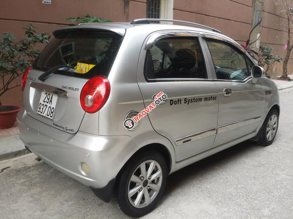 Bán Chevrolet Spark AT đời 2008, màu bạc-0