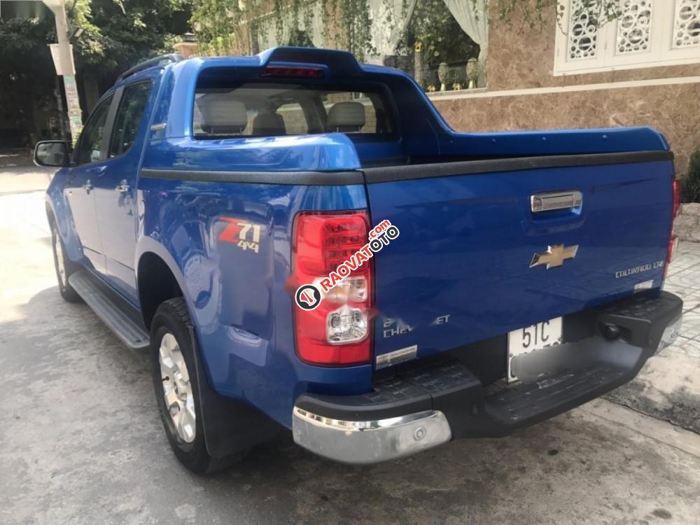 Bán Chevrolet Colorado LTZ sản xuất 2015, màu xanh lam, xe nhập-0