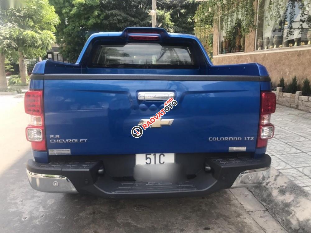 Bán Chevrolet Colorado LTZ sản xuất 2015, màu xanh lam, xe nhập-1