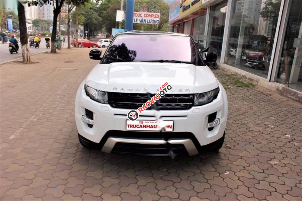 Bán xe LandRover Range Rover Evoque Dynamic đời 2012, màu trắng, nhập khẩu-0