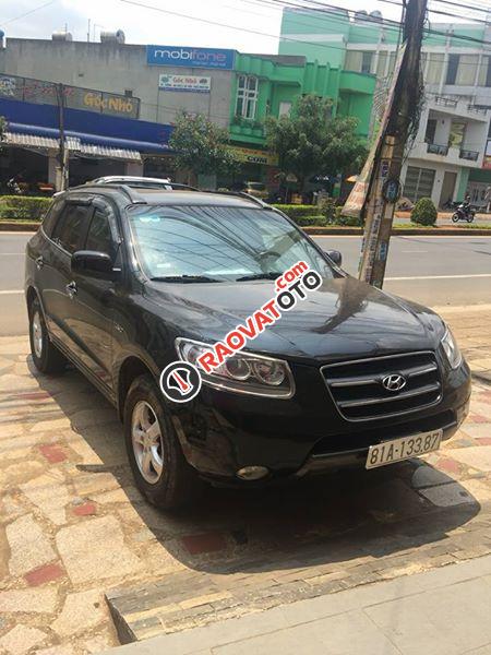 Bán ô tô Hyundai Santa Fe 4WD năm 2007, màu đen, số tự động, máy dầu, 100km/5,5l xe nhập, giá 430tr-5