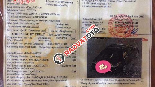 Bán Toyota Camry AT sản xuất 2009, màu đen-5