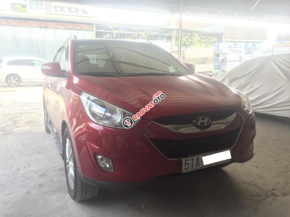 Bán ô tô Hyundai Tucson 4WD năm 2010, màu đỏ, nhập khẩu, biển TP, giá thương lượng-0