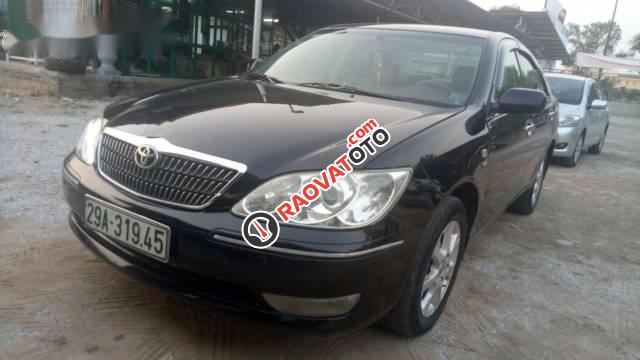 Bán Toyota Camry G đời 2005, màu đen chính chủ-0